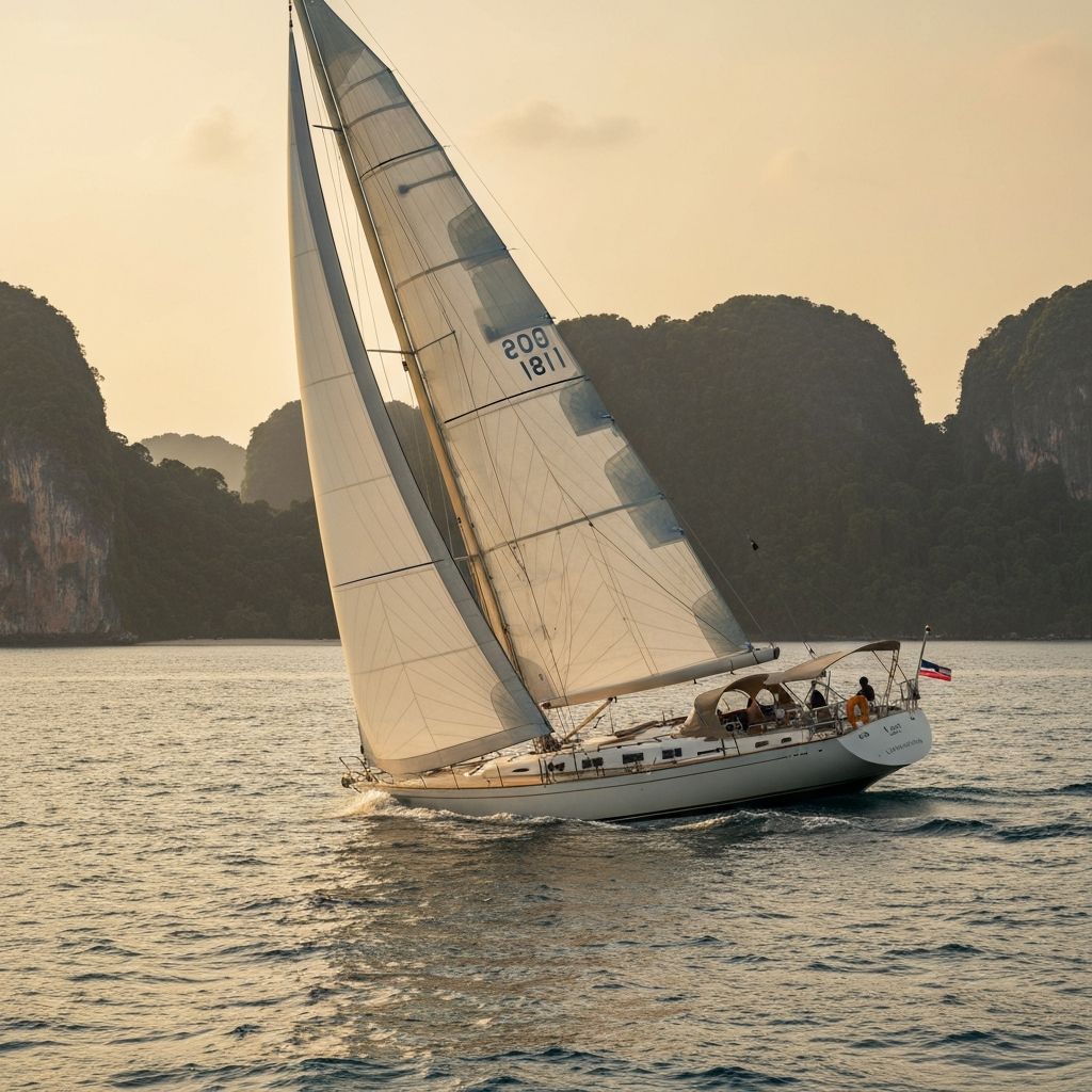 Monohull sailing Phuket