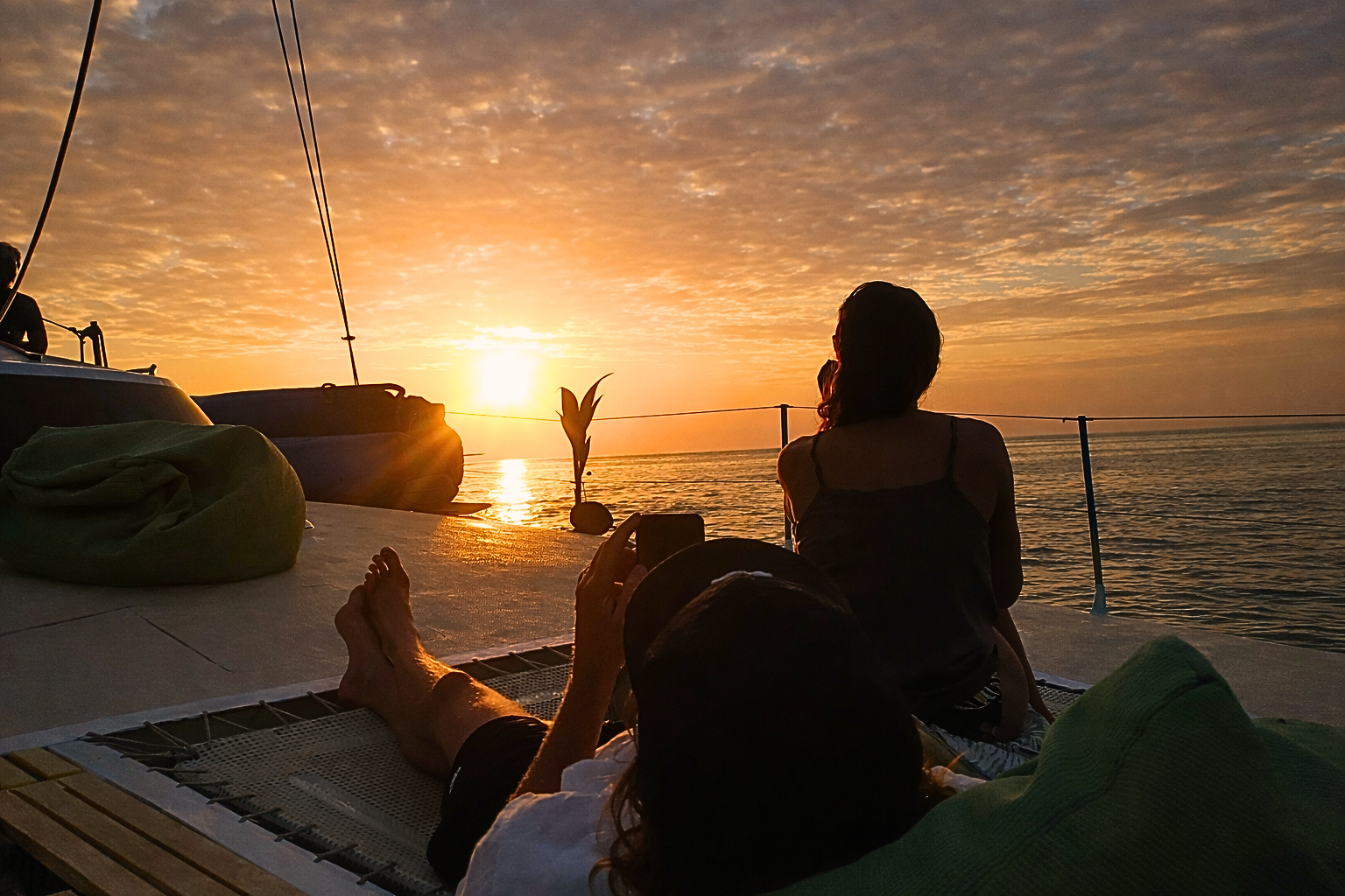 Relaxing Evenings at Anchor on Your Cabin Cruise Phuket