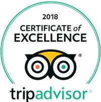 TripAdvisor 2018 Certificate of Excellence