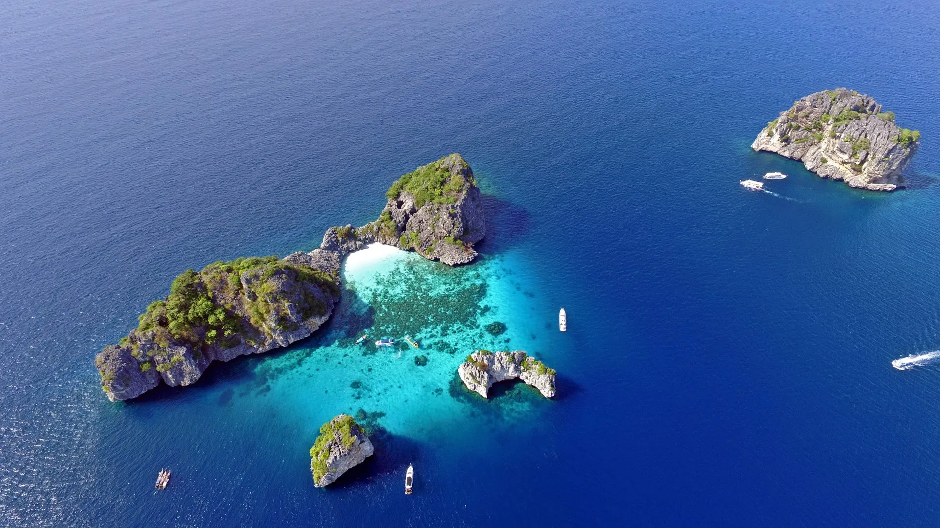 Turquoise waters and secluded beaches in Phuket