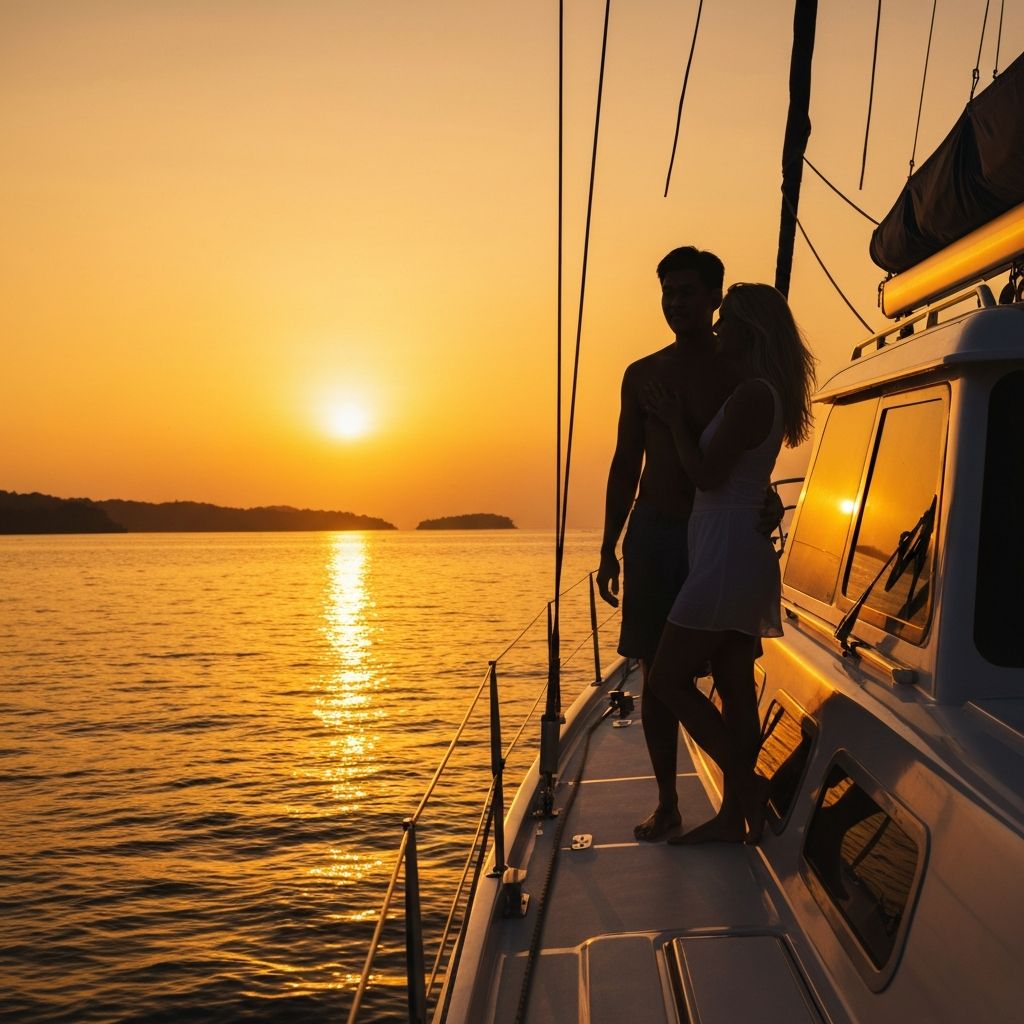 A Day on the Andaman Sea — From Sunrise Anchorage to Sunset Sail